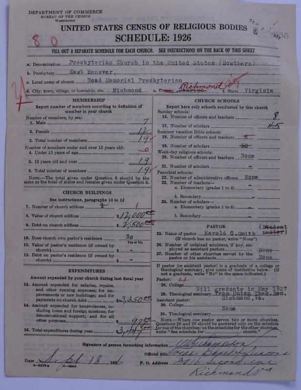 Scan of Presbyterian Church in the United States: 555