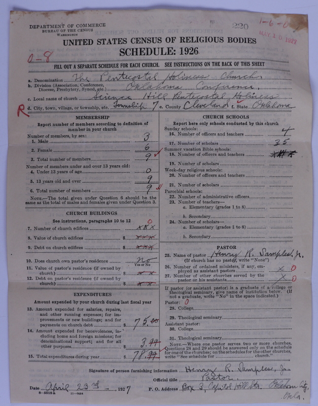 Scan of Pentecostal Holiness Church: 220