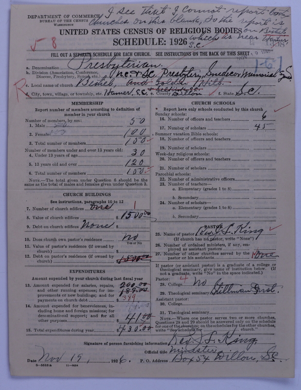 Scan of Presbyterian Church in the United States: 1398