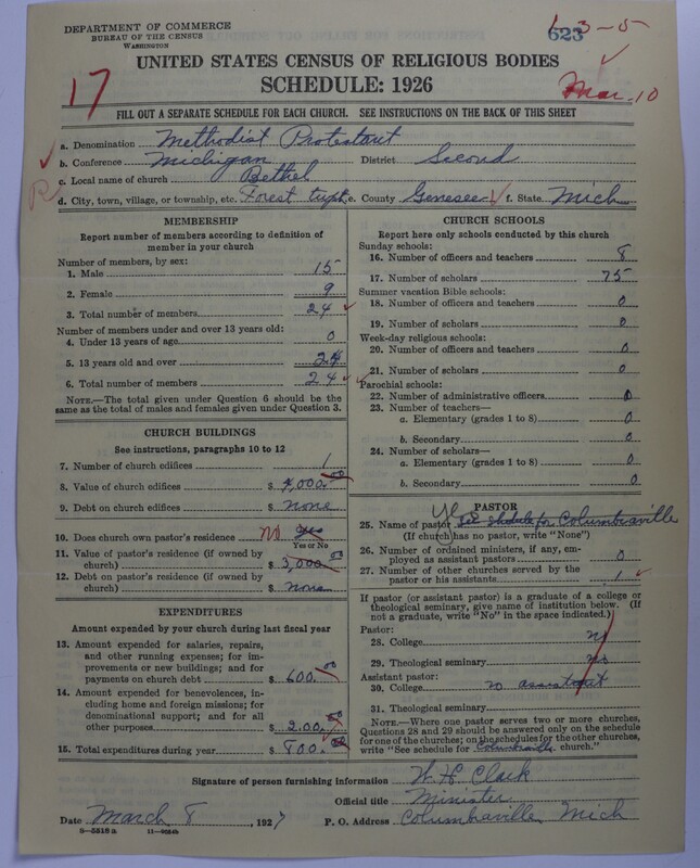 Scan of Methodist Protestant Church: 623