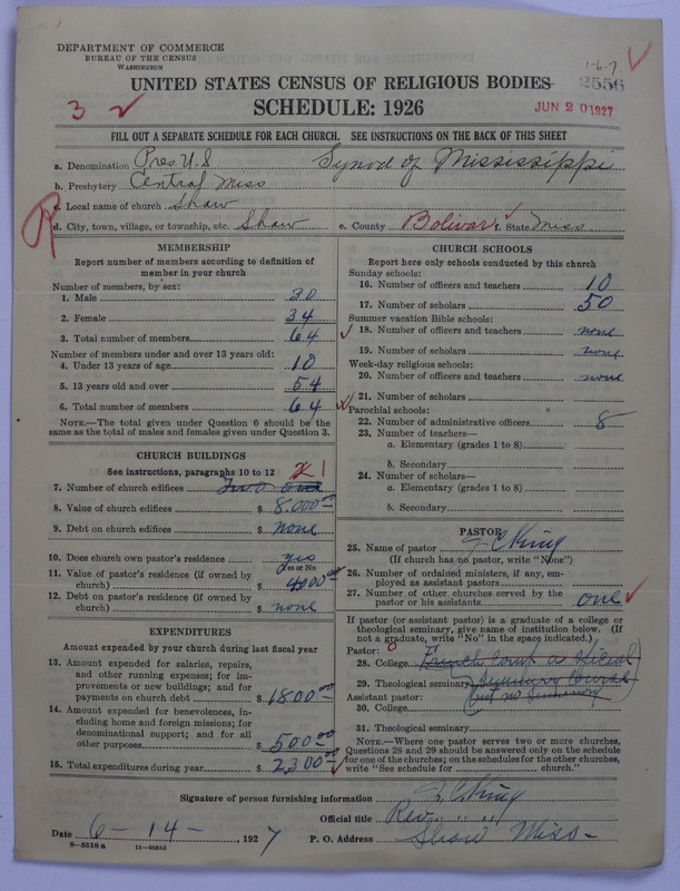 Scan of Presbyterian Church in the United States: 2556