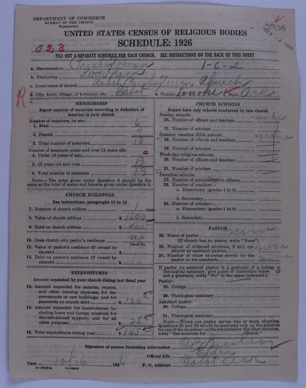 Scan of Presbyterian Church in the United States of America: 7256