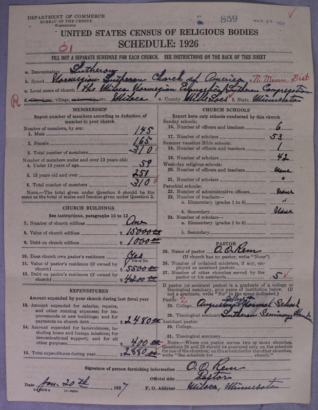 Scan of Norwegian Lutheran Church of America: 859