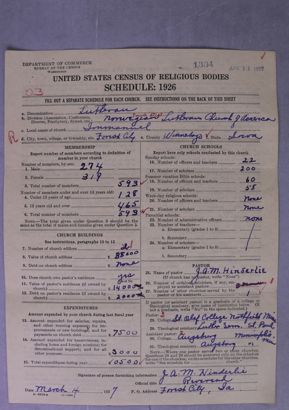 Scan of Norwegian Lutheran Church of America: 1334
