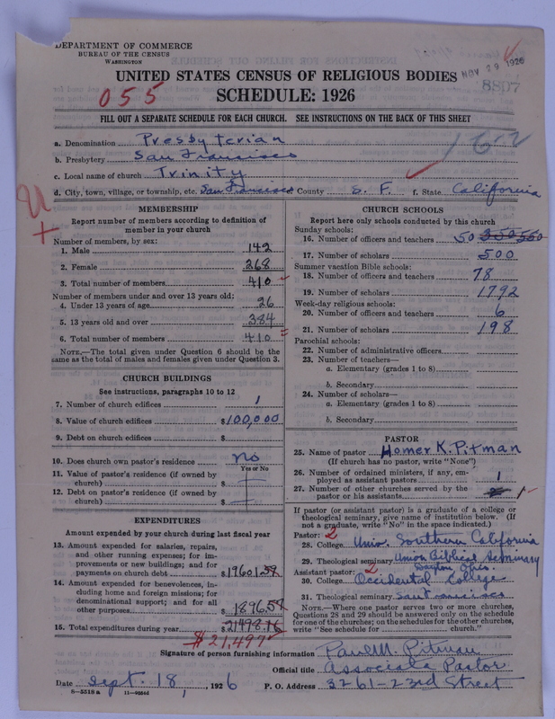 Scan of Presbyterian Church in the United States of America: 8807
