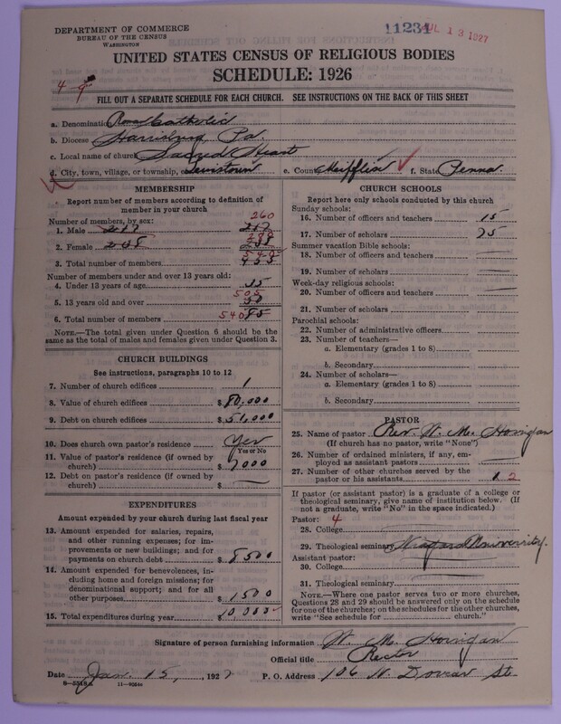 Scan of Roman Catholic Church: 11231