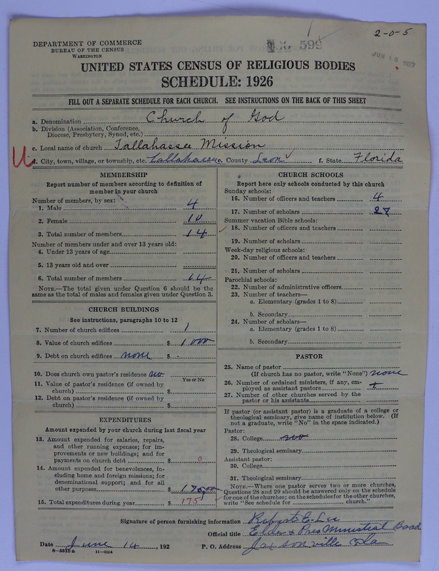 Scan of Church of God (Headquarters, Anderson, Ind.): 599