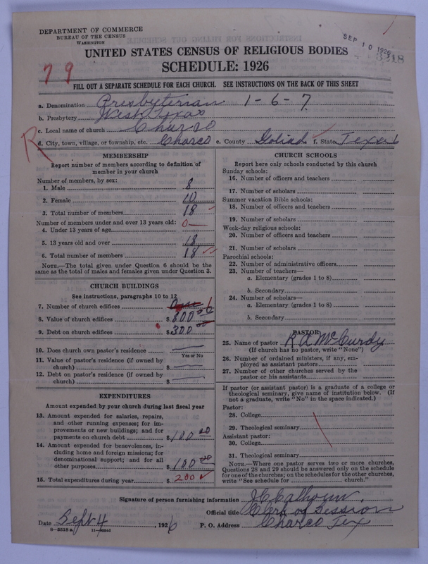 Scan of Presbyterian Church in the United States: 3218