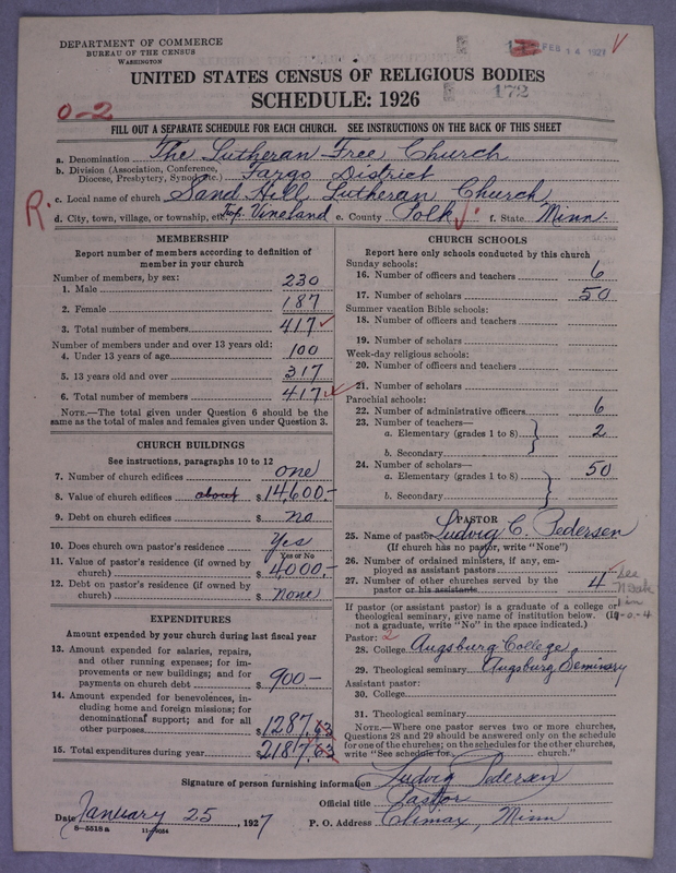 Scan of Lutheran Free Church: 172
