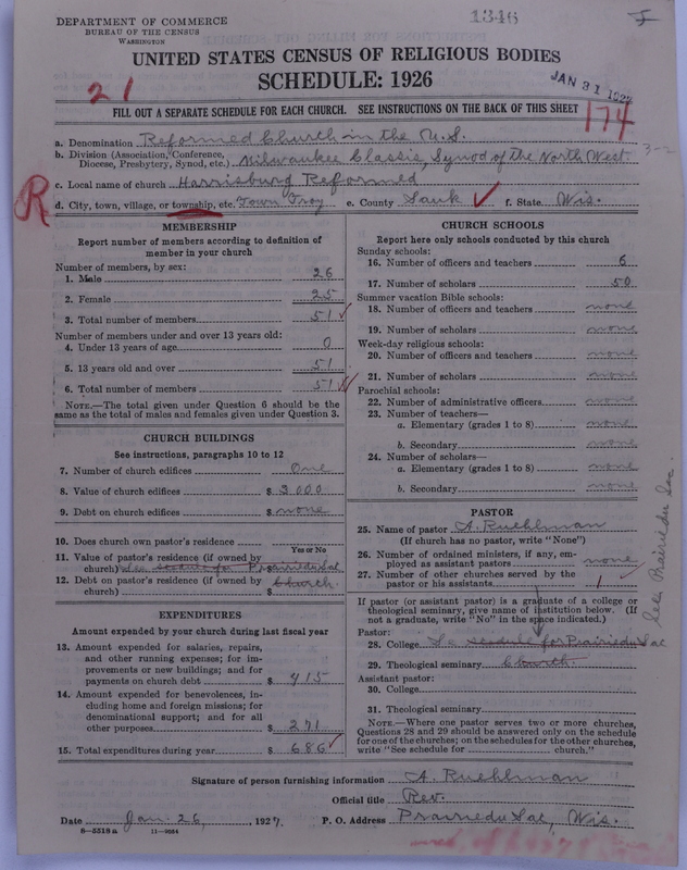 Scan of Reformed Church in the United States: 1346