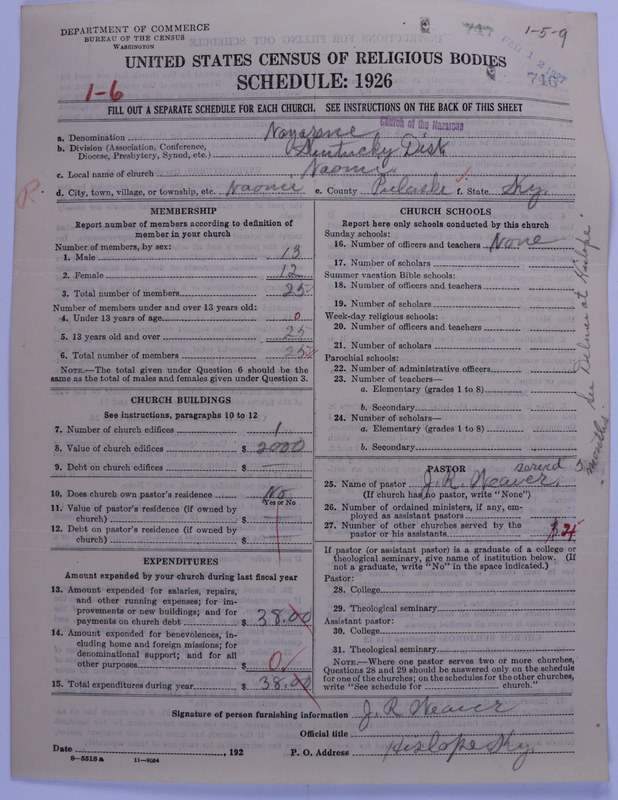 Scan of Church of the Nazarene: 746