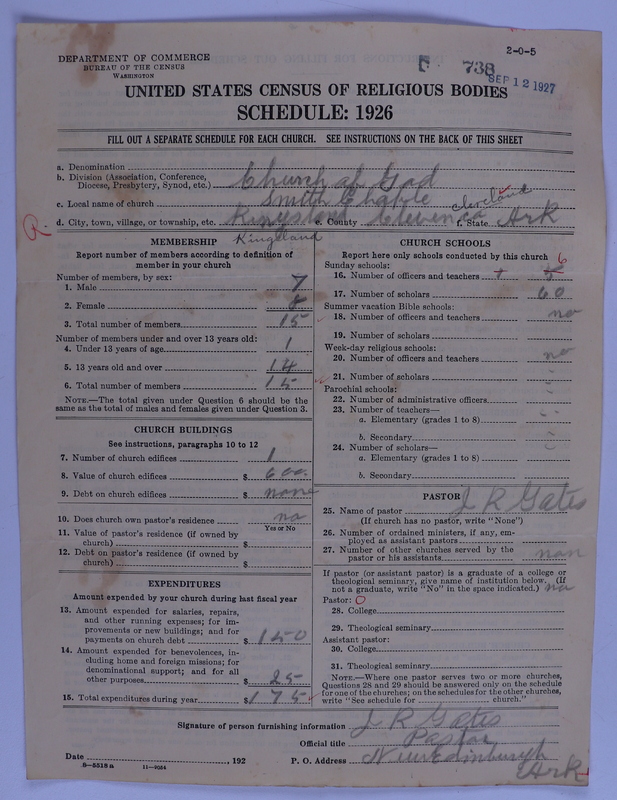 Scan of Church of God (Headquarters, Anderson, Ind.): 738