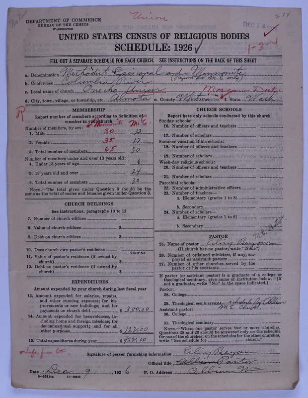 Scan of Federated Churches: 214