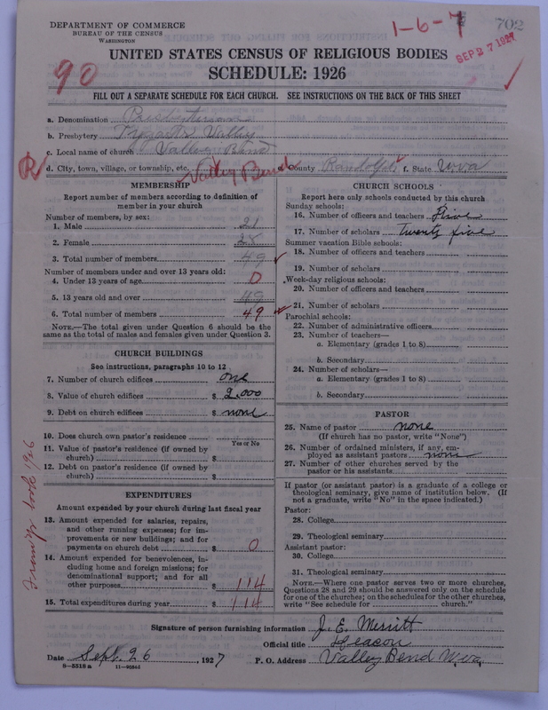 Scan of Presbyterian Church in the United States: 702