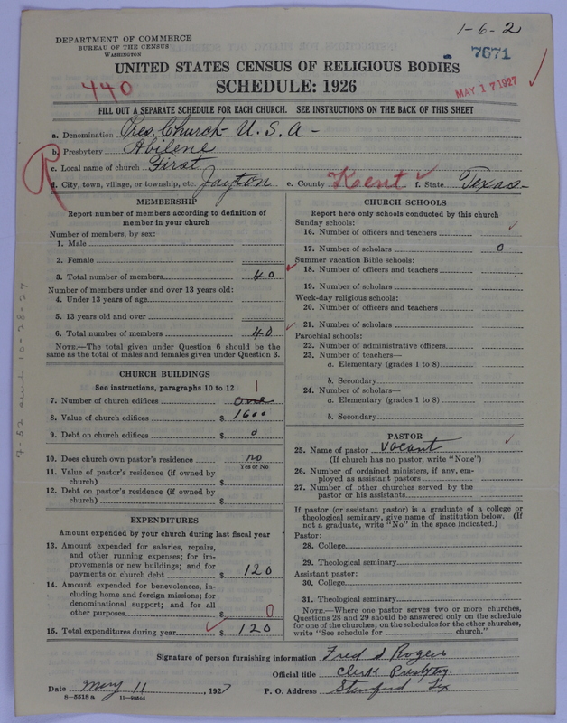 Scan of Presbyterian Church in the United States of America: 7671