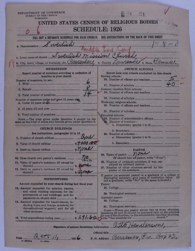 Scan of Swedish Evangelical Mission Covenant of America: 31