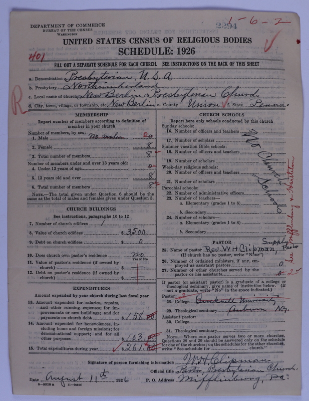 Scan of Presbyterian Church in the United States of America: 2294