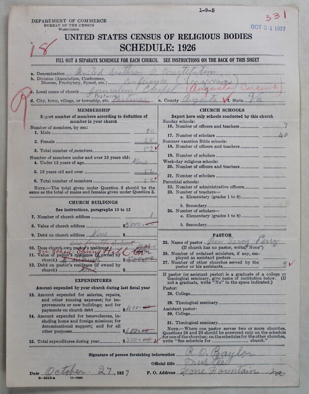 Scan of Church of the United Brethren in Christ (Old Constitution): 331