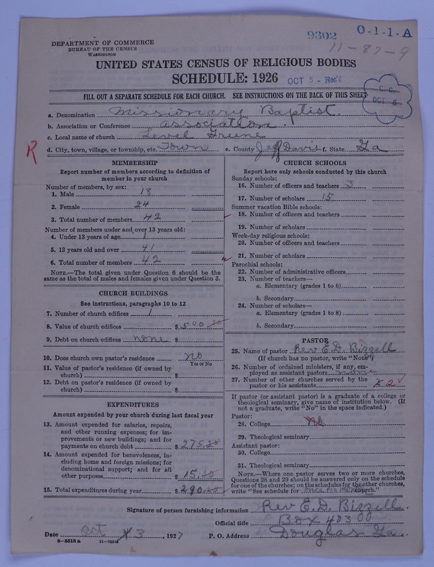 Scan of Negro Baptists: 9302