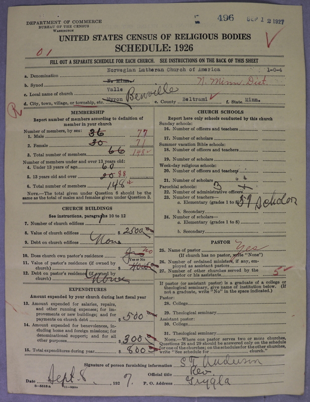 Scan of Norwegian Lutheran Church of America: 496
