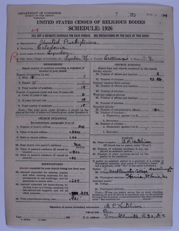 Scan of United Presbyterian Church of North America: 27