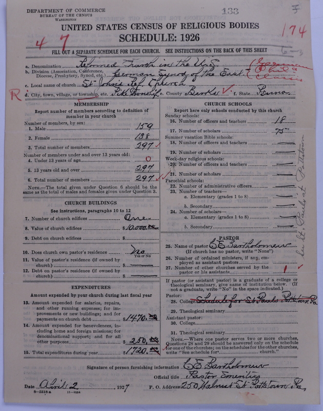 Scan of Reformed Church in the United States: 133