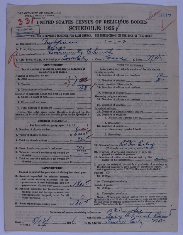 Scan of Presbyterian Church in the United States of America: 5417