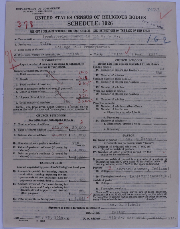 Scan of Presbyterian Church in the United States of America: 7473