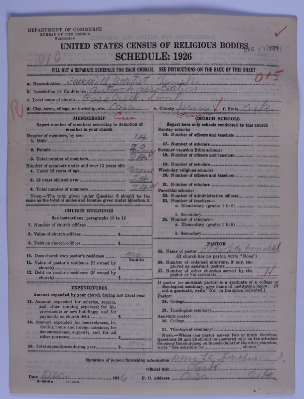 Scan of Free Will Baptists: 870