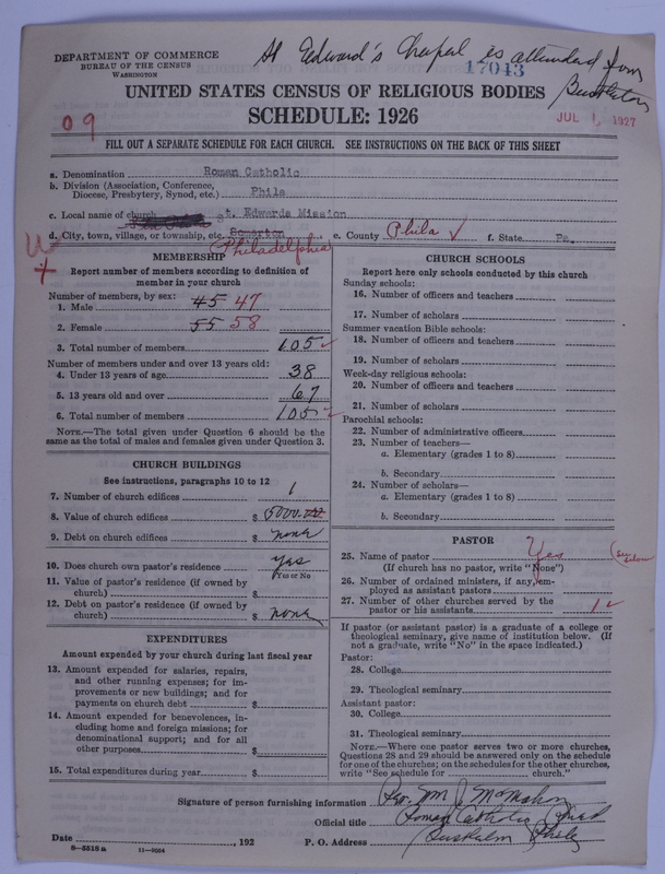 Scan of Roman Catholic Church: 17043