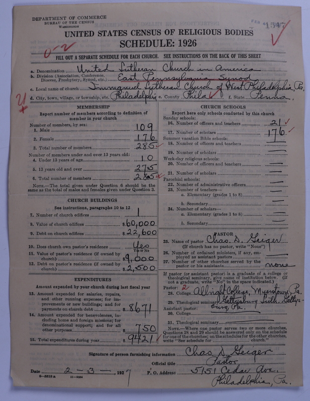 Scan of United Lutheran Church in America: 1547