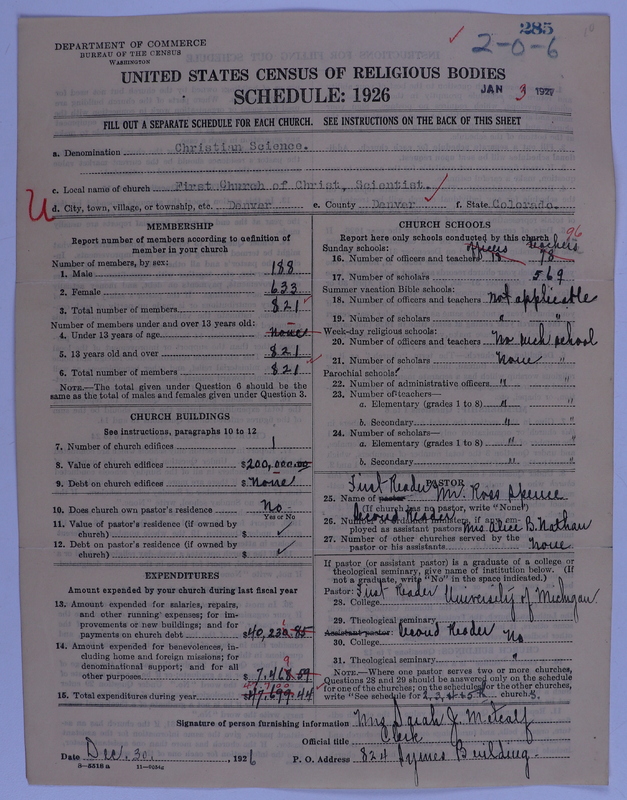 Scan of Church of Christ, Scientist: 285