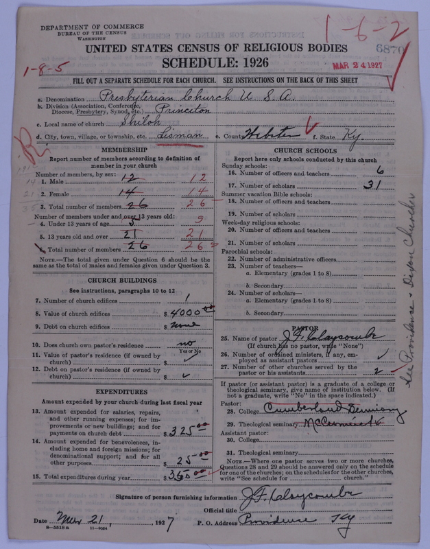 Scan of Presbyterian Church in the United States of America: 6870