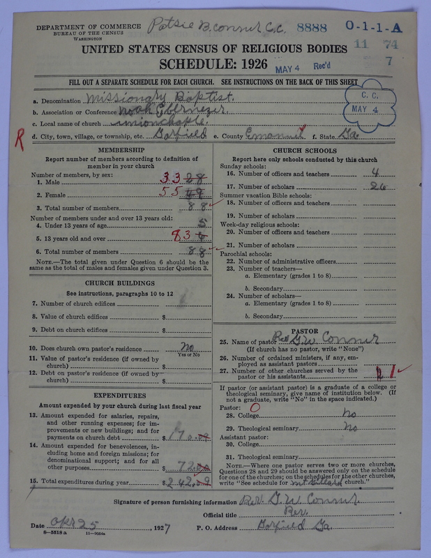 Scan of Negro Baptists: 8888