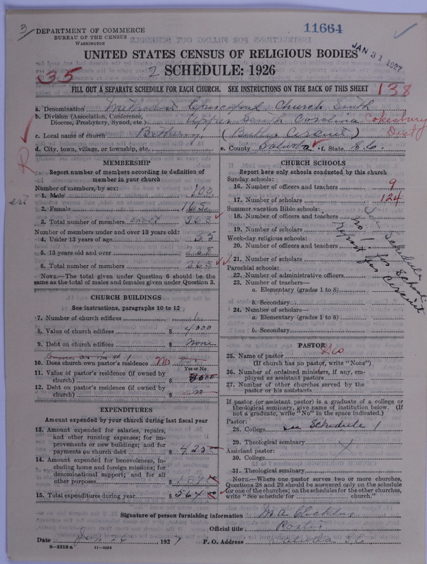 Scan of Methodist Episcopal Church, South: 11664