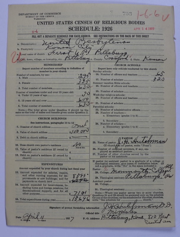 Scan of United Presbyterian Church of North America: 753
