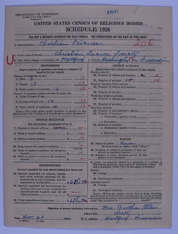 Scan of Church of Christ, Scientist: 1887