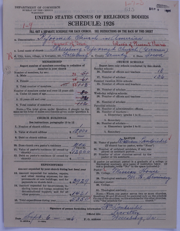 Scan of Reformed Church in America: 615