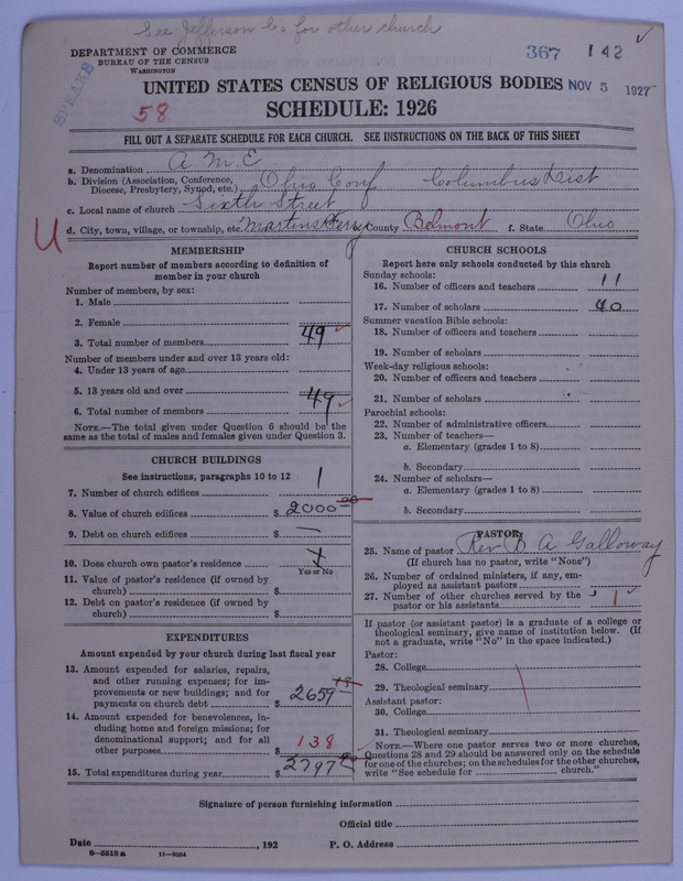 Scan of African Methodist Episcopal Church: 367