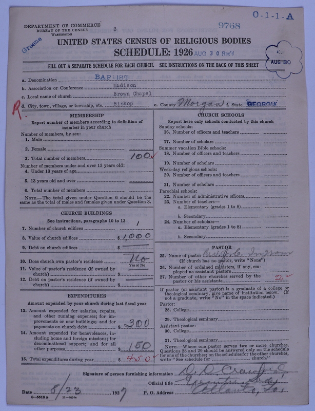 Scan of Negro Baptists: 9768