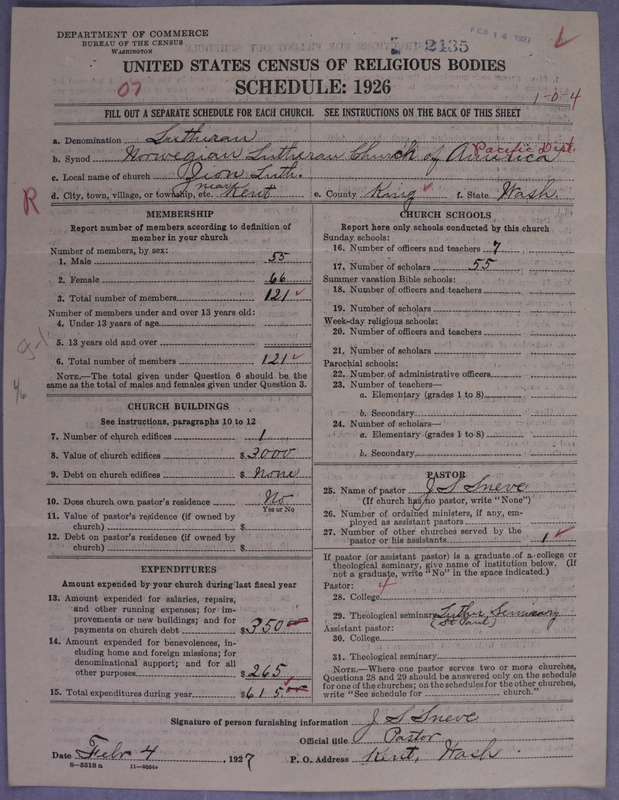 Scan of Norwegian Lutheran Church of America: 2436