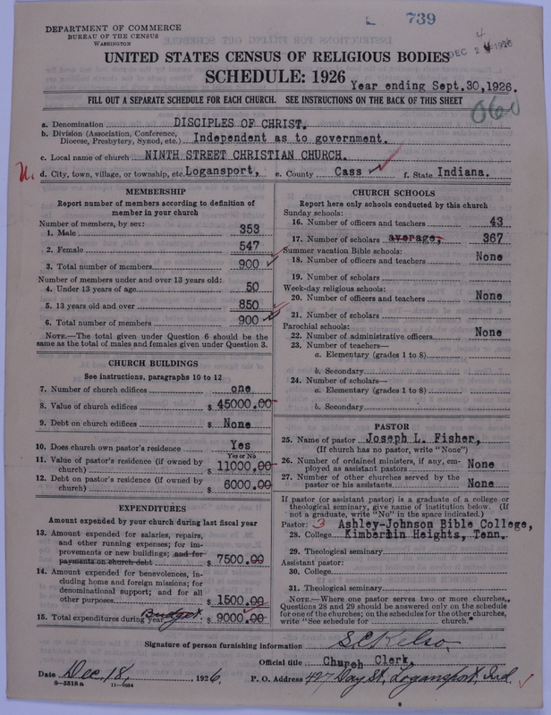 Scan of Disciples of Christ: 739