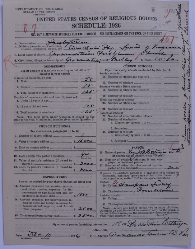 Scan of Presbyterian Church in the United States: 582