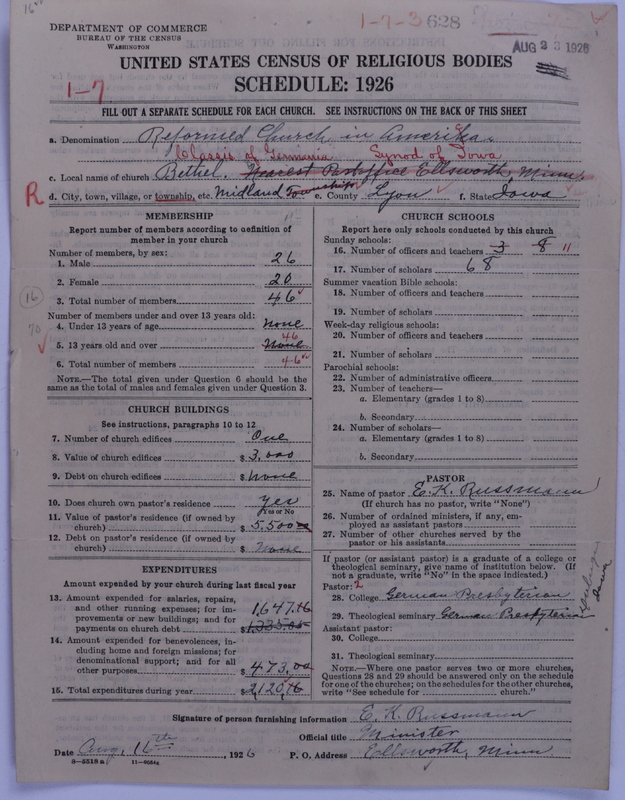 Scan of Reformed Church in America: 628