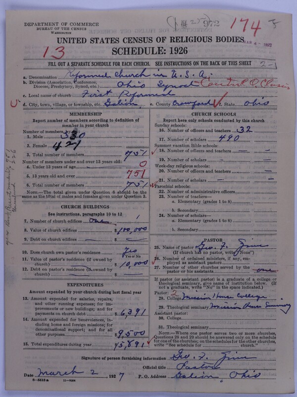 Scan of Reformed Church in the United States: 972