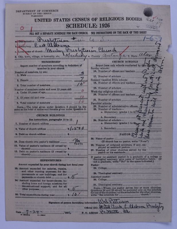 Scan of Presbyterian Church in the United States: 2322