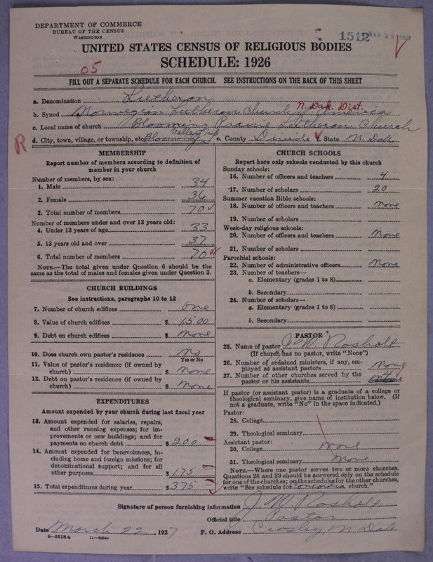 Scan of Norwegian Lutheran Church of America: 1512
