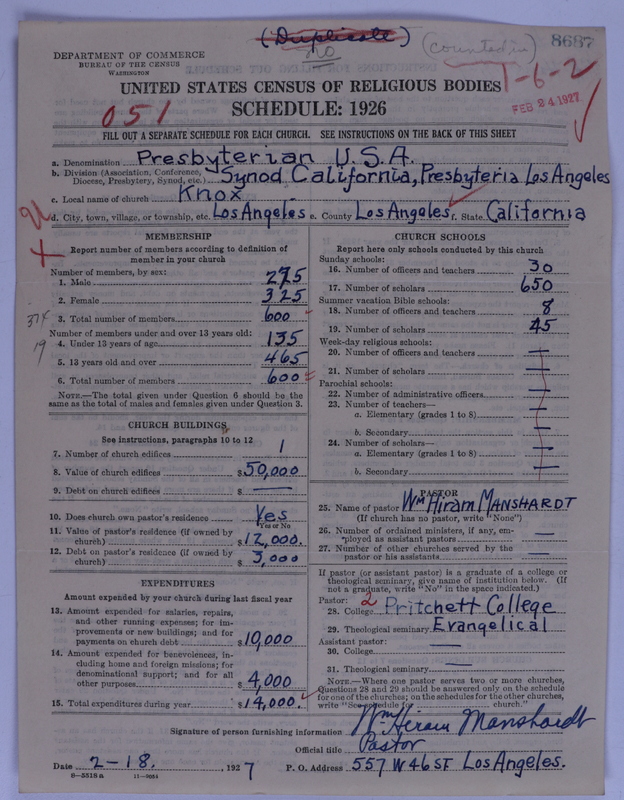 Scan of Presbyterian Church in the United States of America: 8687