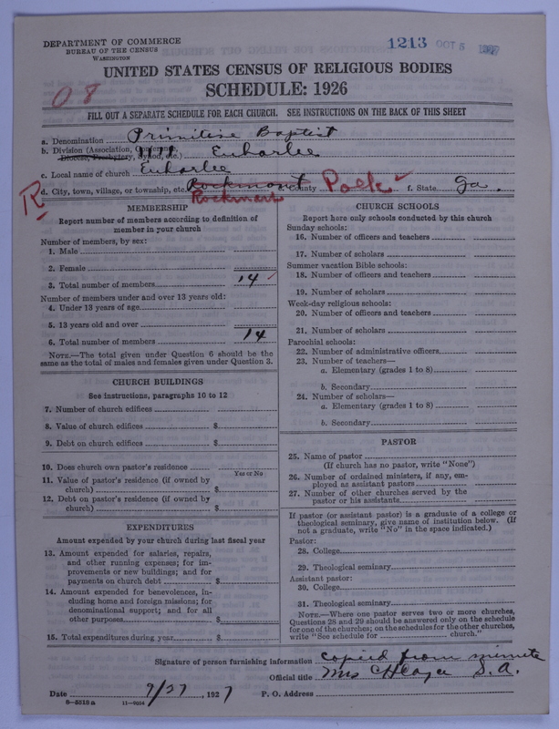 Scan of Primitive Baptists: 1213