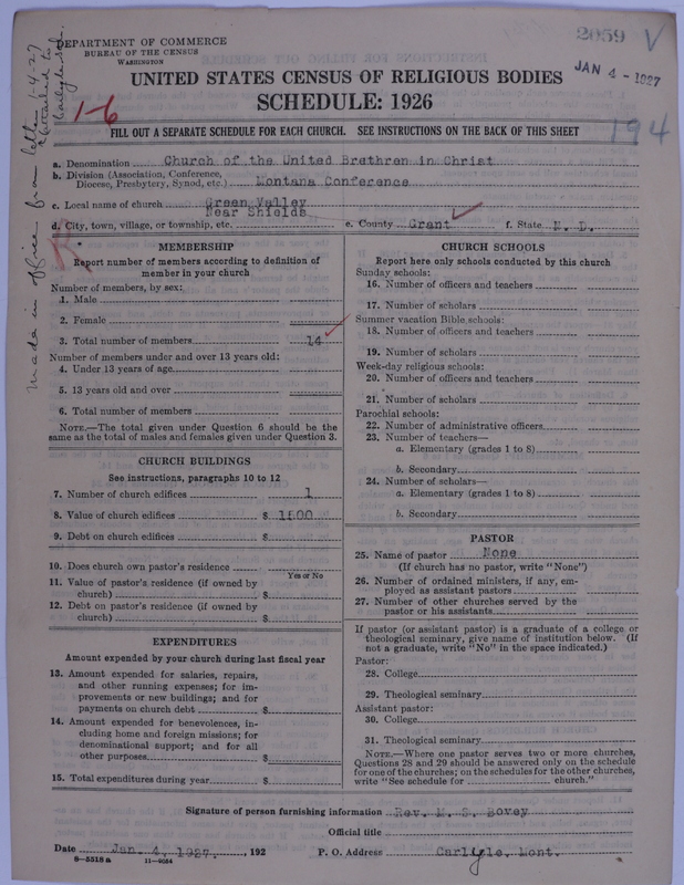 Scan of Church of the United Brethren in Christ: 2059